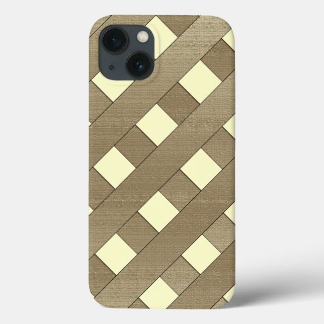 Coques Case-Mate iPhone Lattice Fence by Shirley Taylor (Verso)