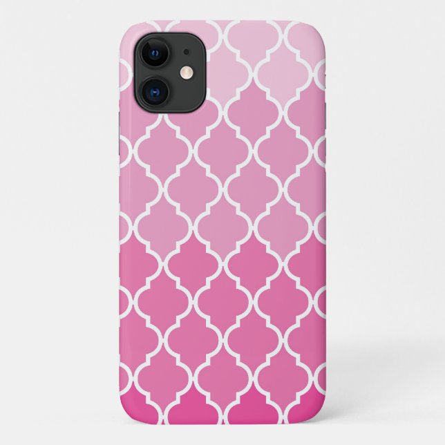 Coques Case-Mate iPhone Latticework rose, Ombre, Quatrefoil, Trellis (Dos)