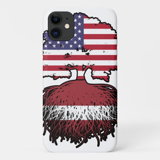 Coques Case-Mate iPhone Latvia Latvian American USA United States America (Dos)