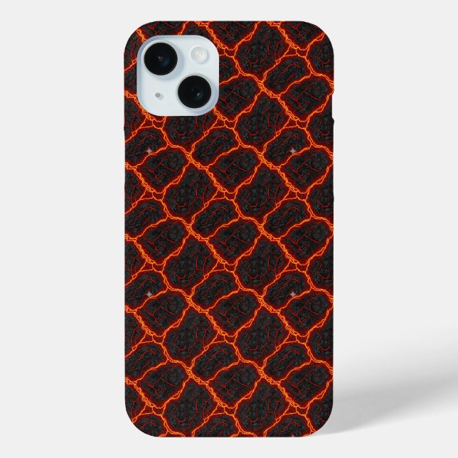 Coques Case-Mate iPhone Lava Flow Seamless Pattern (Verso)
