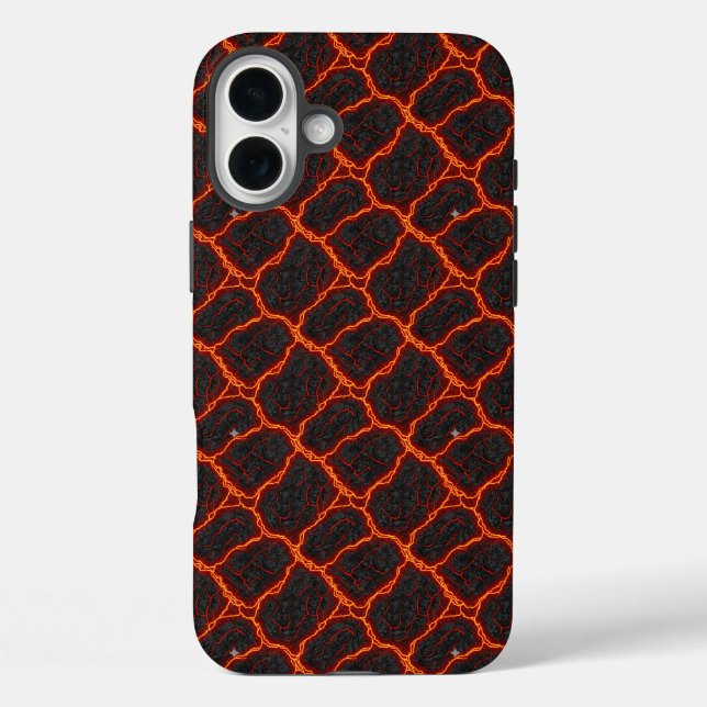 Coques Case-Mate iPhone Lava Flow Seamless Pattern (Verso)
