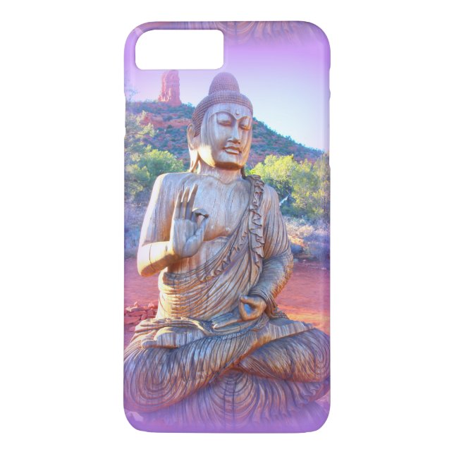 Coques Case-Mate iPhone lavande aura buddha (Dos)