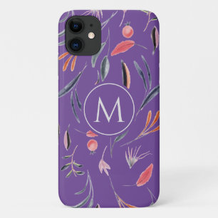 Case-Mate iPhone Case Lavande Florale MONOGRAM personnalisé