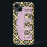 Case-Mate iPhone Case Lavande peigne sur Arrière - plan de chocolat<br><div class="desc">Un beau peigne de lavande est posé sur un arrière - plan de chocolat dans ce dessin de Megan Meagher. Les motifs floraux regardent de derrière le peigne,  qui a aussi une belle fleur sur elle. Un grand cadeau pour les fashionistas ou les amateurs de violet !</div>