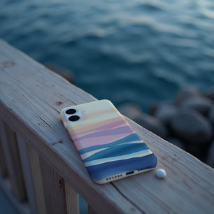 Coque Pour iPhone 16 Lavande Tide Fluide Abstrait Côtier
