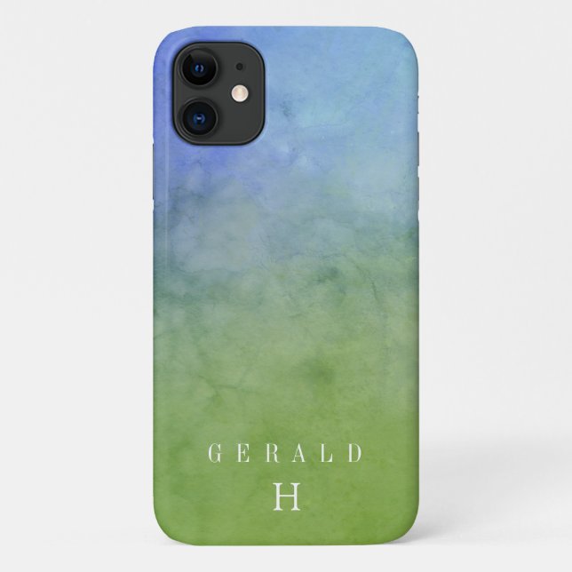 Coques Case-Mate iPhone LAVE D'Aquarelle FOREST SKY Personnalisée (Dos)