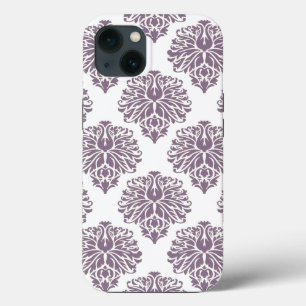 Etui iPhone 13 Lavender Elegant Damask