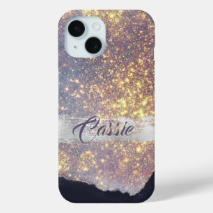 Coque Case-Mate iPhone Lavender Violet Gold Star