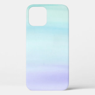 Case-Mate iPhone Case Laver à l'aquarelle turquoise à violet Zazzle_Gr