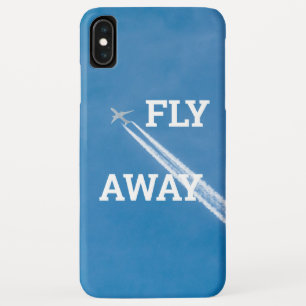 Case-Mate iPhone Case L'avion vole dans le ciel bleu