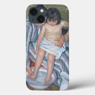 Coques Pour iPhone Le bain de l'enfant, 1893 (huile sur la toile)