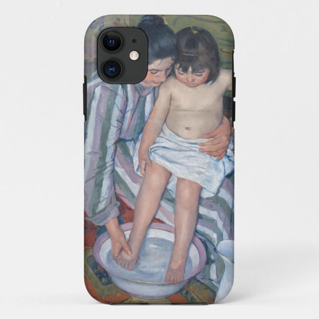 Coques Case-Mate iPhone Le bain de l'enfant, 1893 (huile sur la toile) (Dos)