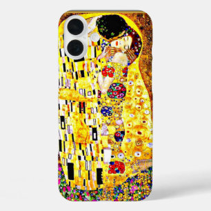 Coque Pour iPhone 16 Plus Le baiser, célèbre peinture de Gustav Klimt