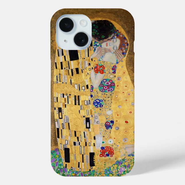 Coques Case-Mate iPhone Le baiser de Gustav Klimt (Verso)
