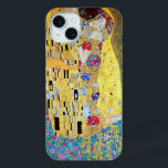 Coque iPhone 15 Mini Le baiser de Gustav Klimt, Art Nouveau Vintage<br><div class="desc">Le Kiss (Der Kuss) (1907/08) de Gustav Klimt est probablement son oeuvre la plus célèbre. Klimt a commencé à y travailler en 1907 et c'est le point culminant de sa soi-disant "période d'or". The Kiss est une vintage peinture d'amour et d'amour de l'époque victorienne Symbolisme mettant en vedette un couple...</div>
