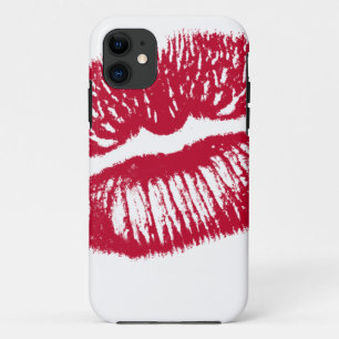 Coque iPhone 11 Le Baiser, Lèvres Rouges