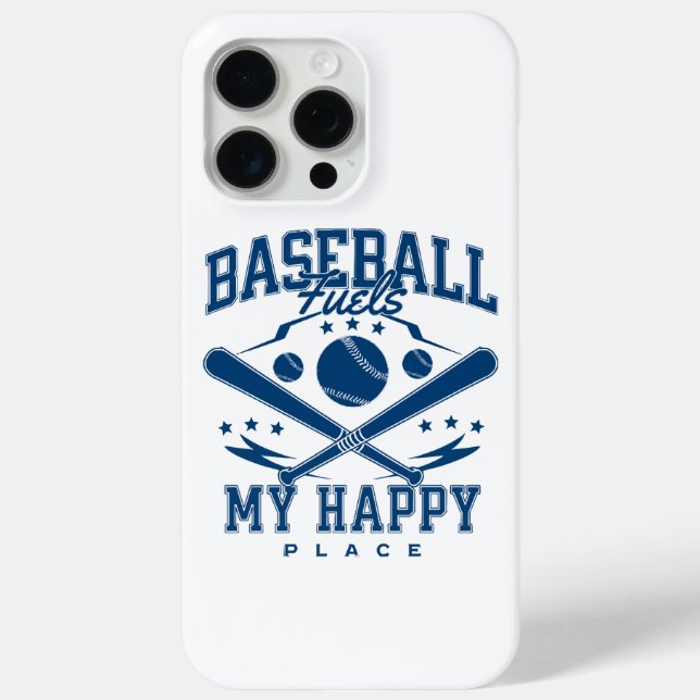 Coques Case-Mate iPhone Le baseball alimente mon havre de paix (Verso)