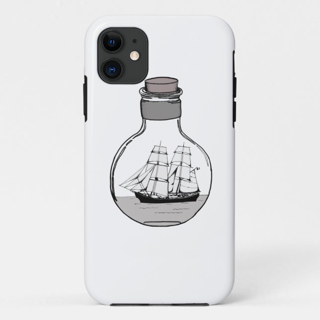 Coques Case-Mate iPhone Le bateau dans l'ampoule en verre (Dos)