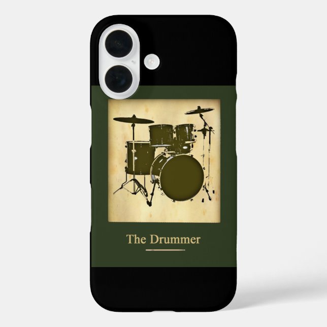 Coques Case-Mate iPhone le batteur du groupe (Verso)