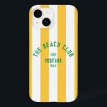 Coque Case-Mate iPhone Le Beach Club Crest Yellow Cabana Stripe<br><div class="desc">Protégez votre téléphone avec style grâce à notre Coque Cabana Coque-Mate iPhone 14 Jaune "The Beach Club Crest". Doté d'un design rayé de cabane jaune vif, ce coque durable offre à la fois l'atmosphère et la fonctionnalité, parfait pour les amateurs de plage et les aventuriers. Customisez-le avec votre année et...</div>