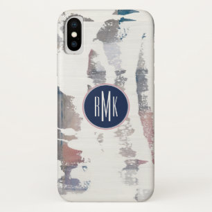 Coque Case-Mate iPhone Le blanc du monogramme   cultivent