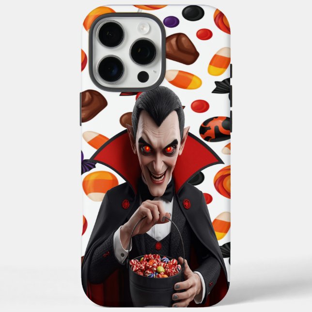 Coques Case-Mate iPhone Le bonbon d'Halloween de Dracula (Verso)