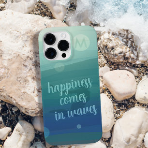 Coque Case-Mate iPhone Le bonheur de la sirène vient dans les vagues Mono