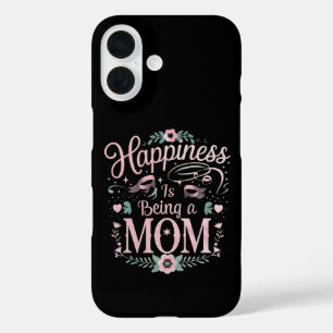 Coque Pour iPhone 16 Le bonheur est d'être une maman Fête des Mères