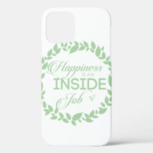 Case-Mate iPhone Case Le Bonheur Est Une Guirlande Verte À L'Intérieur D