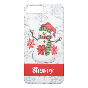 Case-Mate iPhone Case Le bonhomme de neige d'aquarelle ajoutent le cas