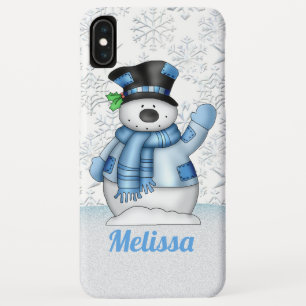 Case-Mate iPhone Case Le bonhomme de neige de fête de Noël ajoutent le
