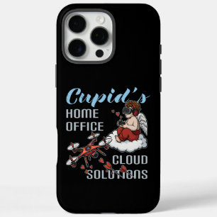 Coque iPhone 16 Pro Max Le bureau à domicile de Cupidon, drone Saint-Valen