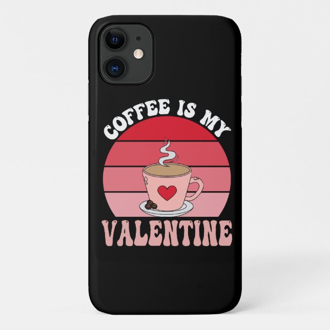 Coques Case-Mate iPhone Le café est mon Valentin (Dos)
