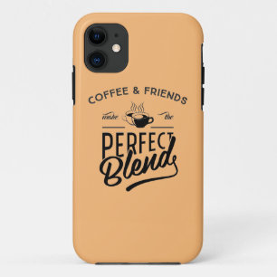 Coque Case-Mate iPhone Le café et les amis font le mélange parfait