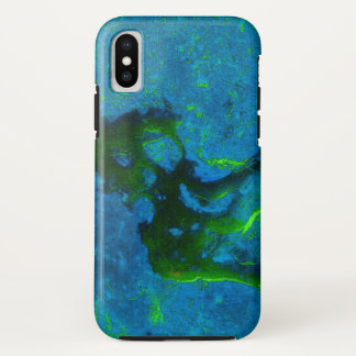 Case-Mate iPhone Case Le calcaire Abstrait dans les verts et les bleus A