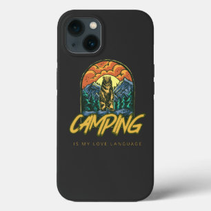 Case-Mate iPhone Case Le Camping Est Ma Langue D'Amour