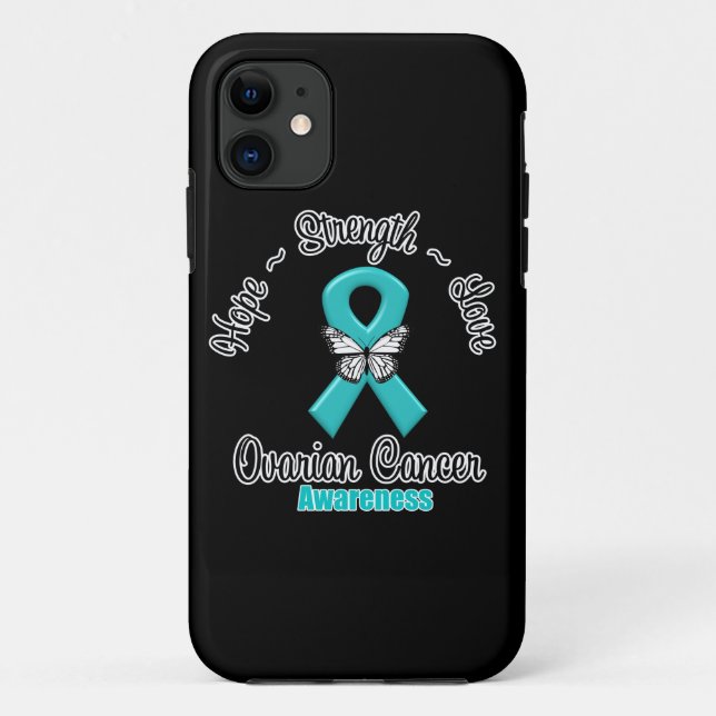 Coques Case-Mate iPhone Le cancer de l'ovaire : un espoir pour l'amour (Dos)