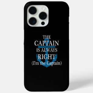 Coque Case-Mate iPhone Le capitaine a toujours raison et je suis le capit