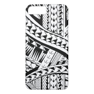 Coque iPhone 7 Plus Le cas de style de tatouage avec le Samoan a