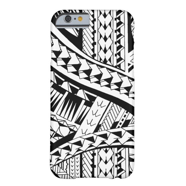 Coques Case-Mate iPhone Le cas de style de tatouage avec le Samoan a (Dos)