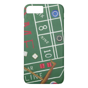 Coque iPhone 8 Plus/7 Plus Le casino chie le Tableau avec des puces et des