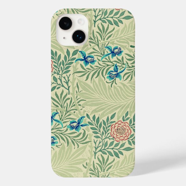Coques Case-Mate iPhone Le célèbre motif Larkspur de William Morris (Verso)