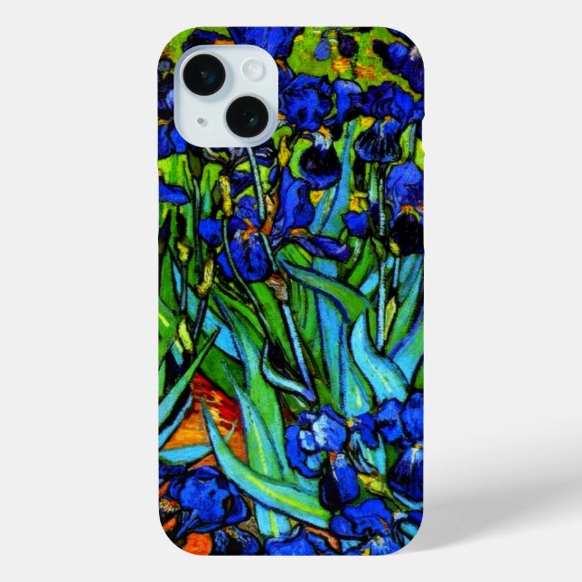 Coques Case-Mate iPhone Le célèbre tableau de Van Gogh, Irises, (Verso)