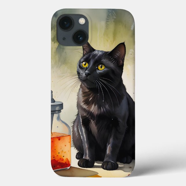 Coques Case-Mate iPhone Le chat de l'alchimiste (Verso)