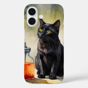 Coque Pour iPhone 16 Le chat de l'alchimiste