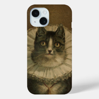 Coque Case-Mate iPhone Le chaton à peinture vintage antique Widow