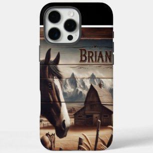 Coque iPhone 16 Pro Max Le cheval de ferme de Brian