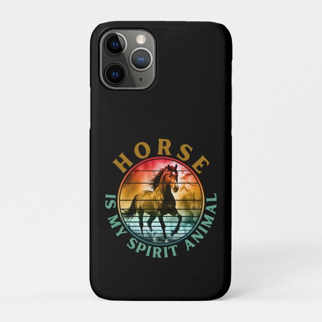 Coques Case-Mate iPhone Le cheval est mon animal spirituel (Dos)