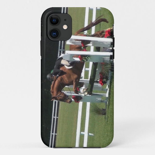 Coques Case-Mate iPhone le cheval sautant, cheval de Derby (Dos)