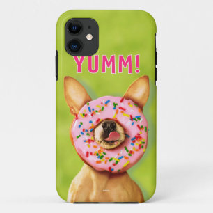 Etui iPhone Case-Mate Le chien drôle de chiwawa avec arrosent le beignet